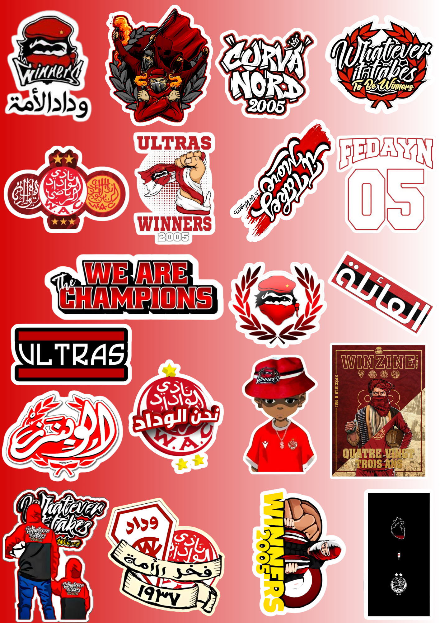 Stickers de Football : Montrez Votre Passion pour le football avec notre Collection Exclusives de Stickers, parfaits pour les Fans et les Amour