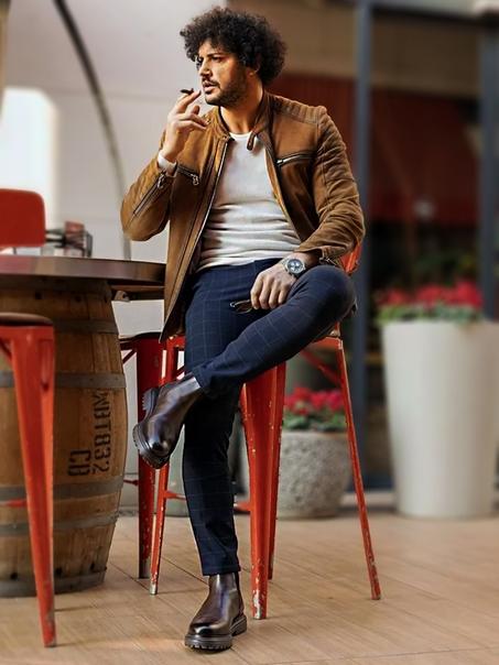 Chelsea boots marron