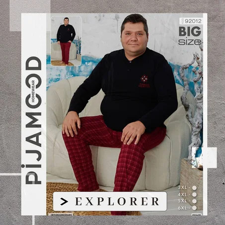 Pyjamas Manches Longues (3XL-4XL-5XL-6XL)