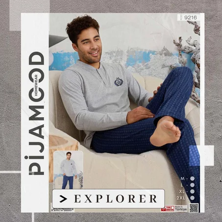 Pyjamas Manches Longues (M-L-XL-XXL)