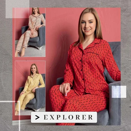 Pyjamas Manches Longues (S-M-L-XL-XXL)