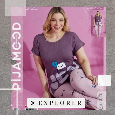 Pyjamas Demi Manches & Débardeur (2XL-3XL-4XL-5XL)