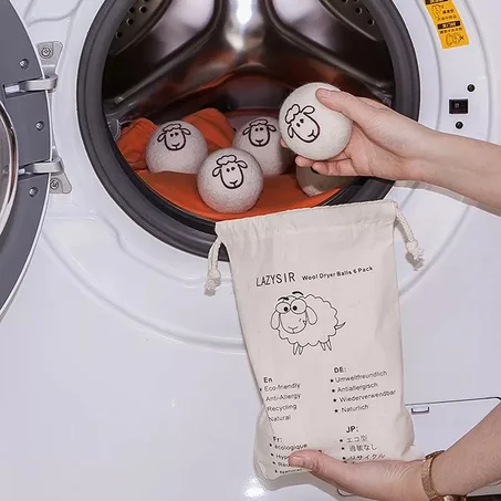 Wool drying ball