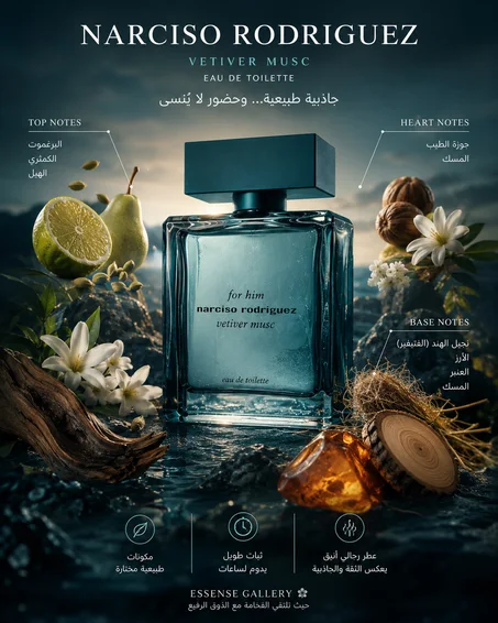 Narciso Rodríguez For Him vetiver Musc