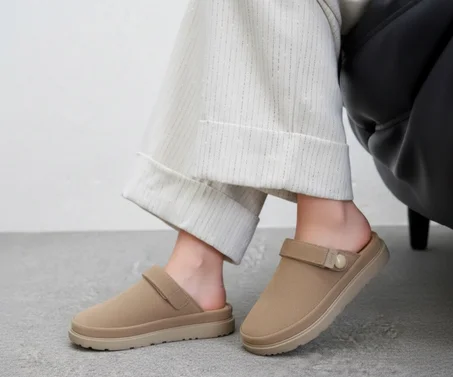 صباط UGG Goldenstar – مريح وراقي للبنات – جلد سويدي فاخر