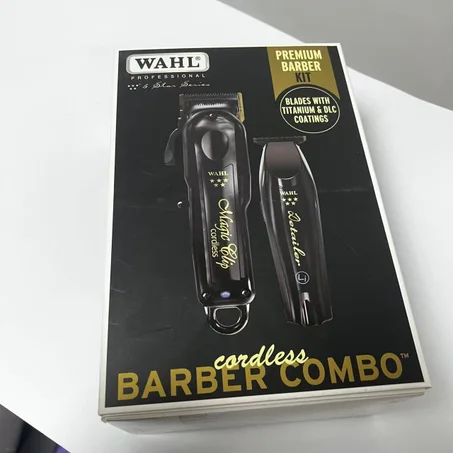 USA  Combo Barber Professionnel Tondeuse + Machine de précision