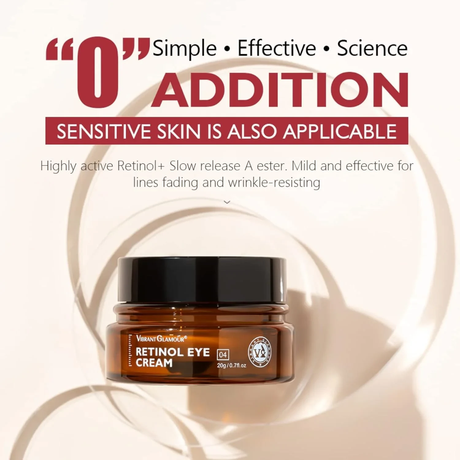 كريم الريتينول لتفتيح الهالات والبقع الداكنة