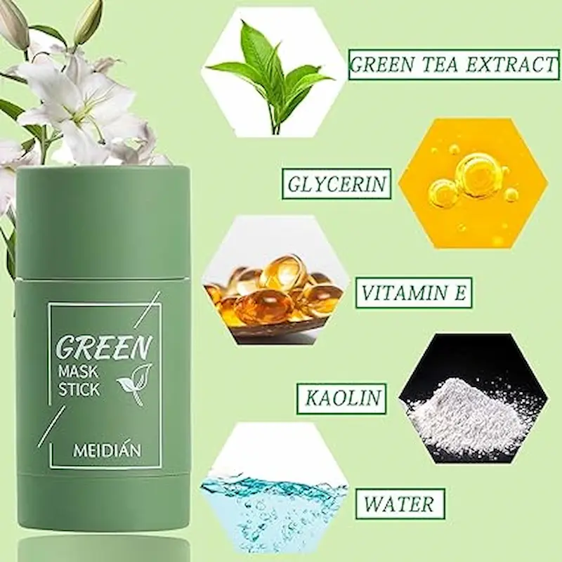 ماسك الوجه بالشاي الأخضر لتنظيف المسامات والتحكم بالدهون