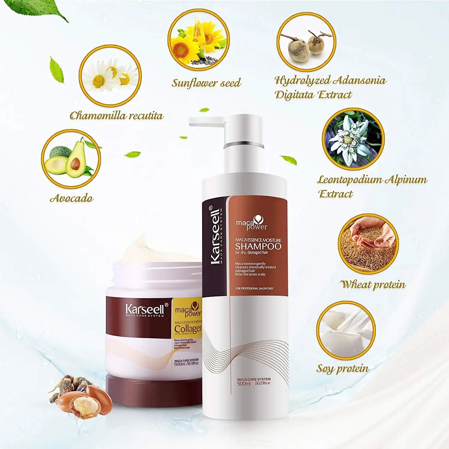 • مجموعة شامبو وبلسم كارسيل