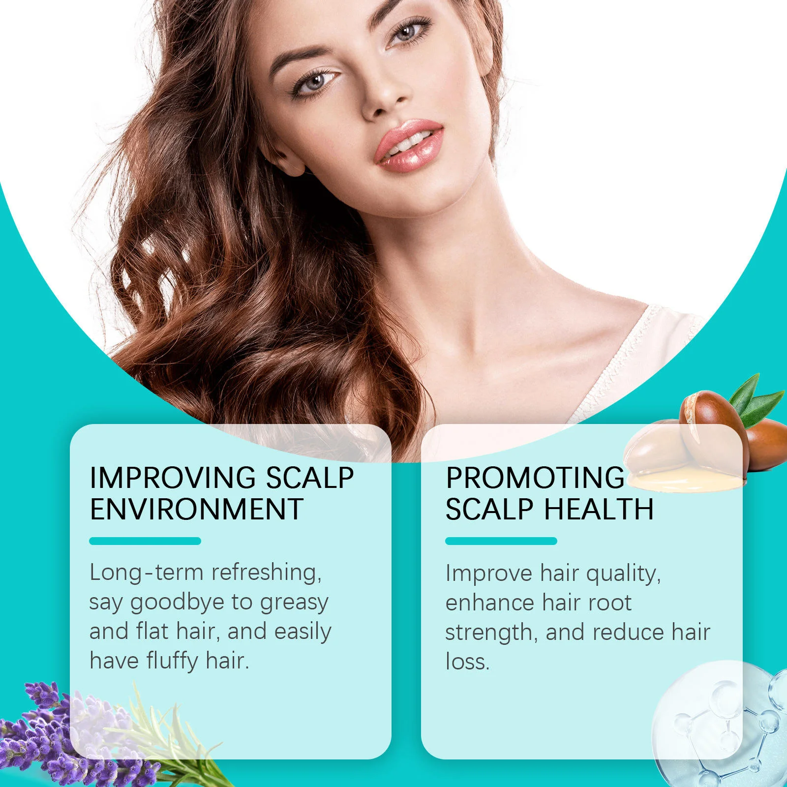 • مجموعة زيت الارجان للعناية بالشعر