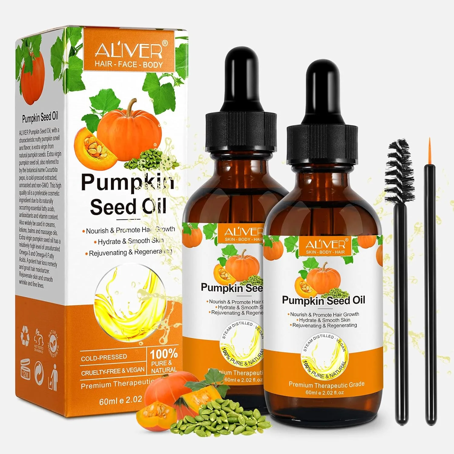 • زيت بذور اليقطين للشعر