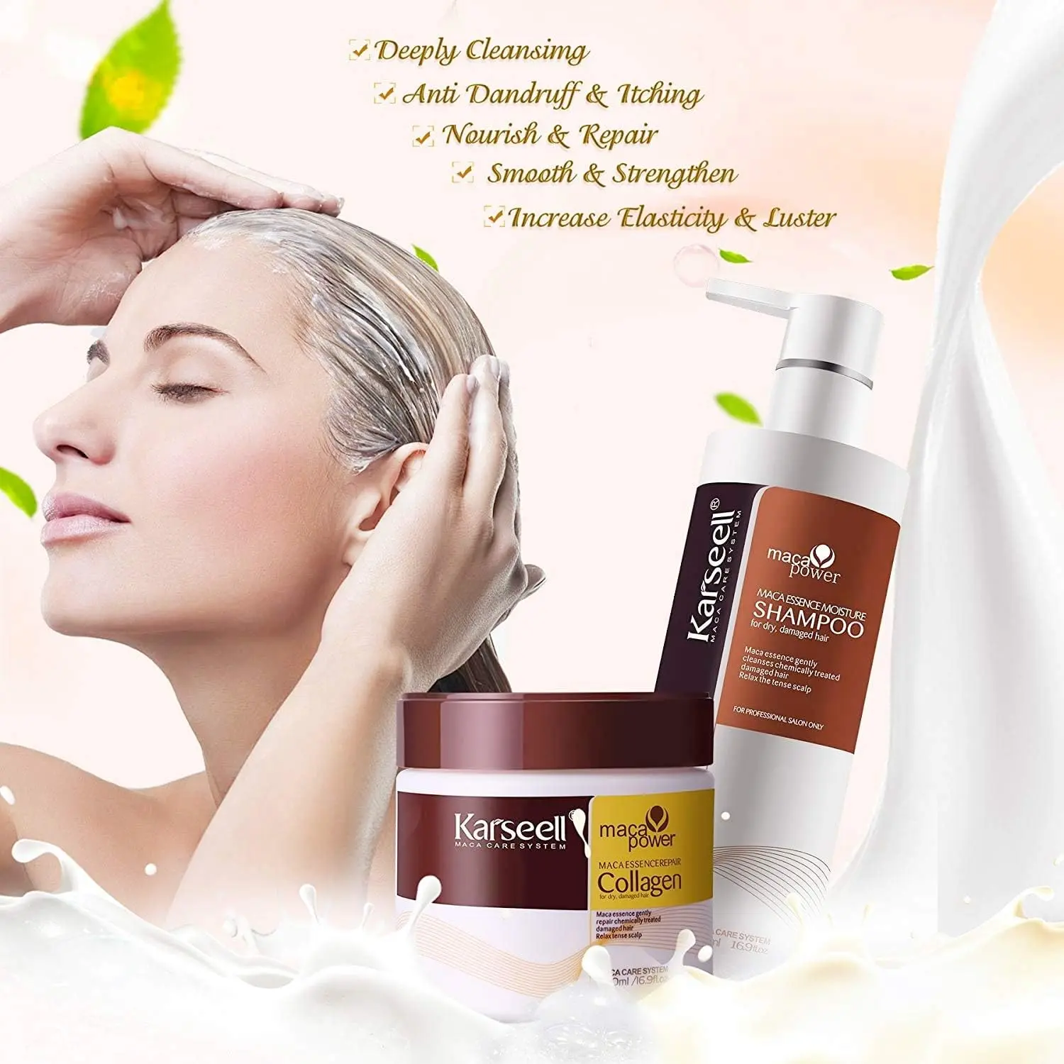 • مجموعة شامبو وبلسم كارسيل