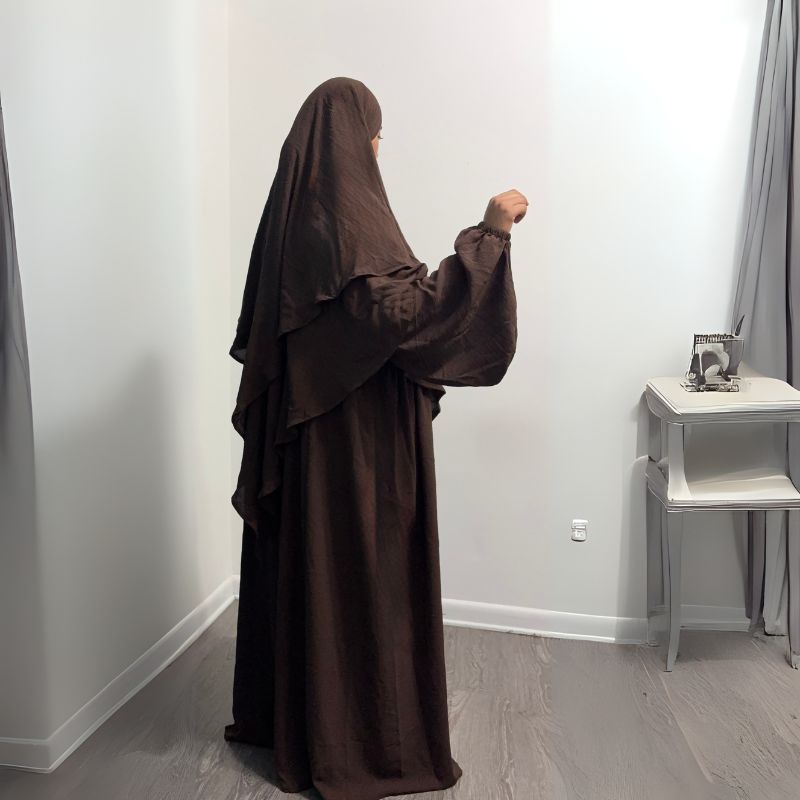 abaya and khimar set