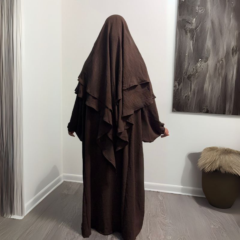 abaya and khimar set