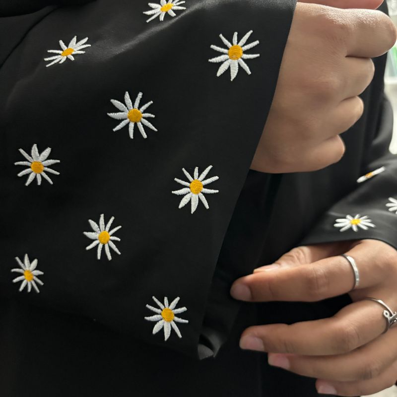 Floral Sleeves Abaya
