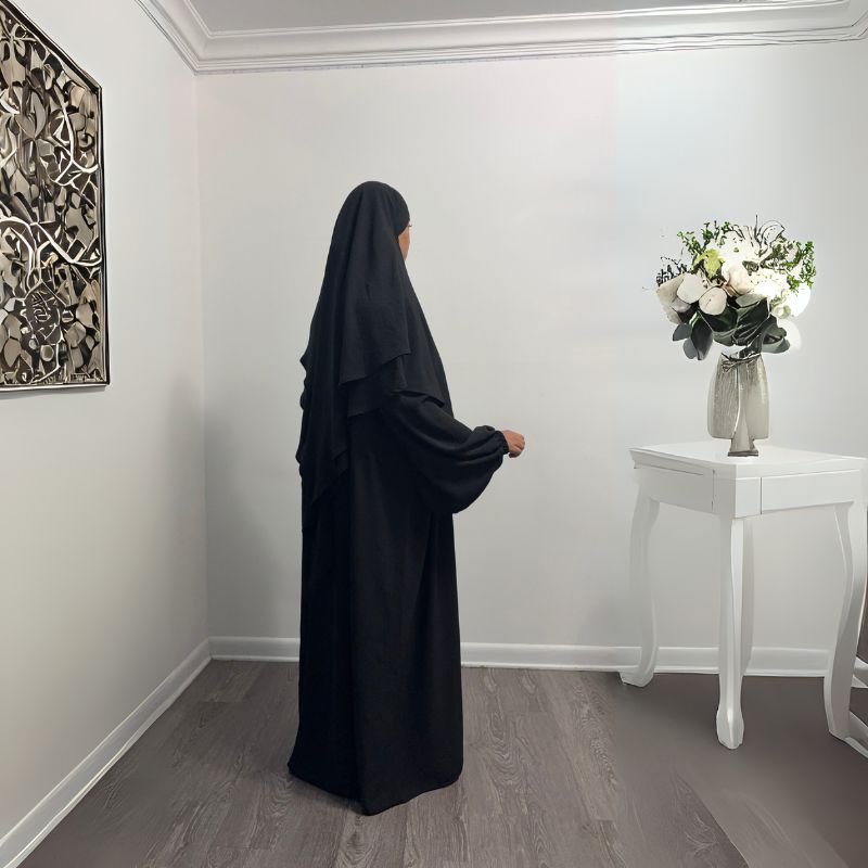 abaya and khimar set