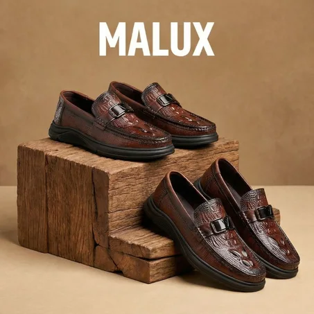 MALUX – Élégance Authentique en Cuir Naturel