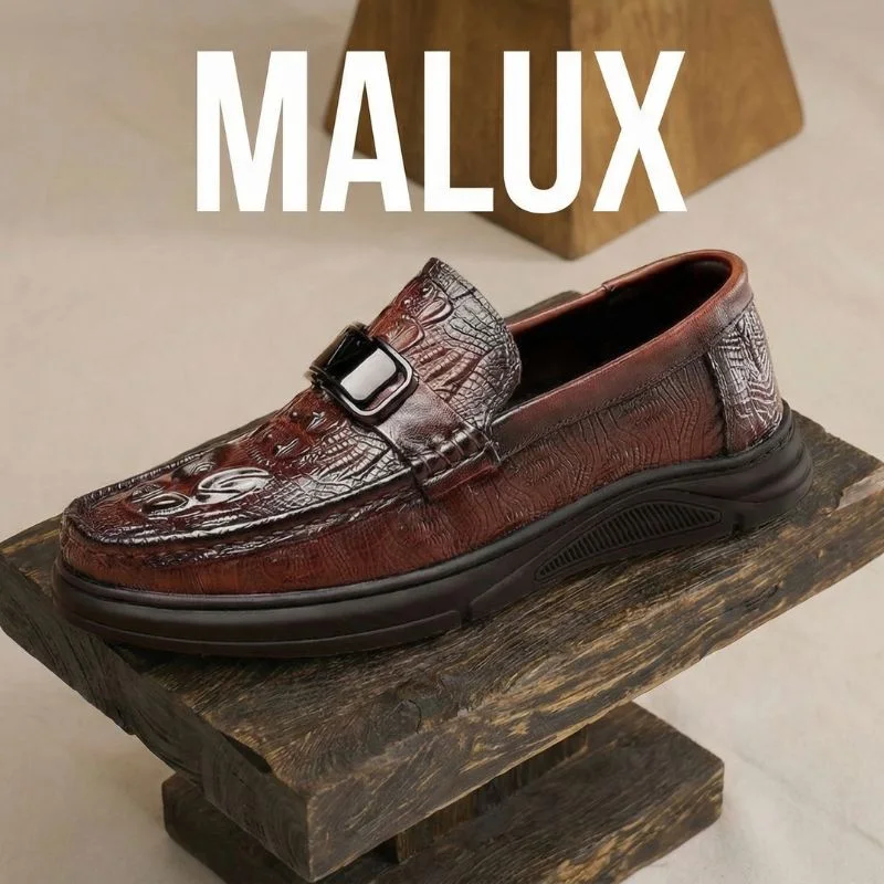 MALUX – Élégance Authentique en Cuir Naturel