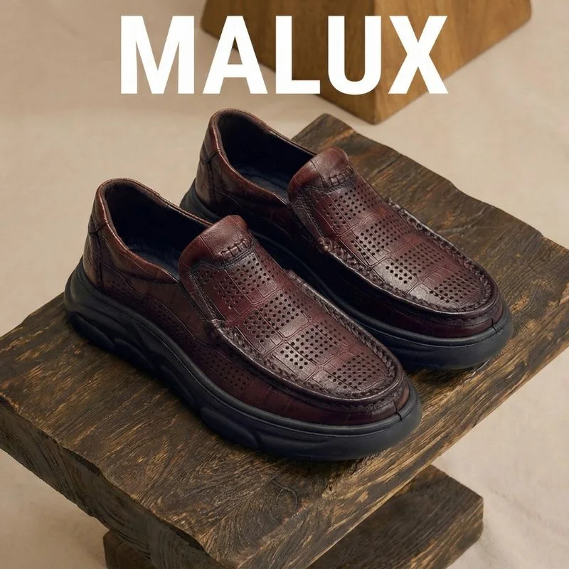 MALUX – Élégance Authentique en Cuir Naturel