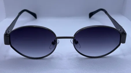 Shadow Oval – Retro Metal Sunglasses