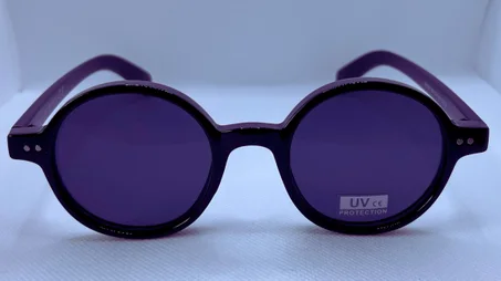 Noir Round Sunglasses – Bold Vintage Edge