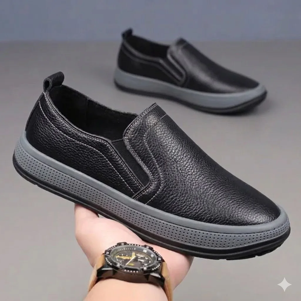 Chaussure Noire et gris Tendance 2025