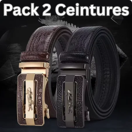 🤎🖤 Pack de 2 Ceintures Élégantes – Raffinement & Style 2025 Sn