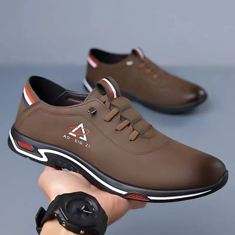 CHAUSSURES CASUAL ÉLÉGANCE MARRON Tg