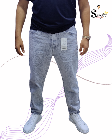 جينز رمادي