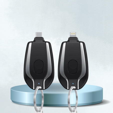 شاحن ميدالية للطوارئ – 1200mAh سريع ومحمول