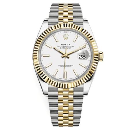 ROLEX DATEJUST 126333 FOND BLANC JUBILÉE 41 MM
