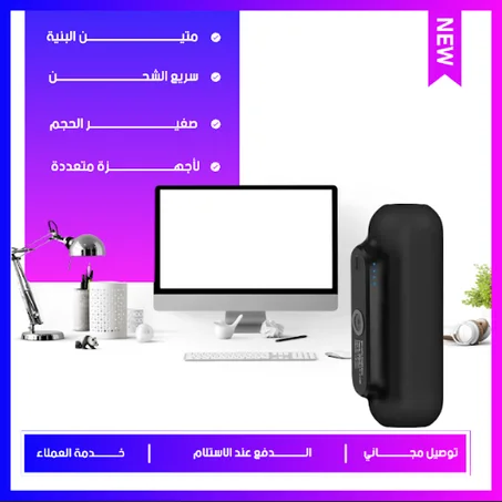 Portable power bank (Type C/Iphone)