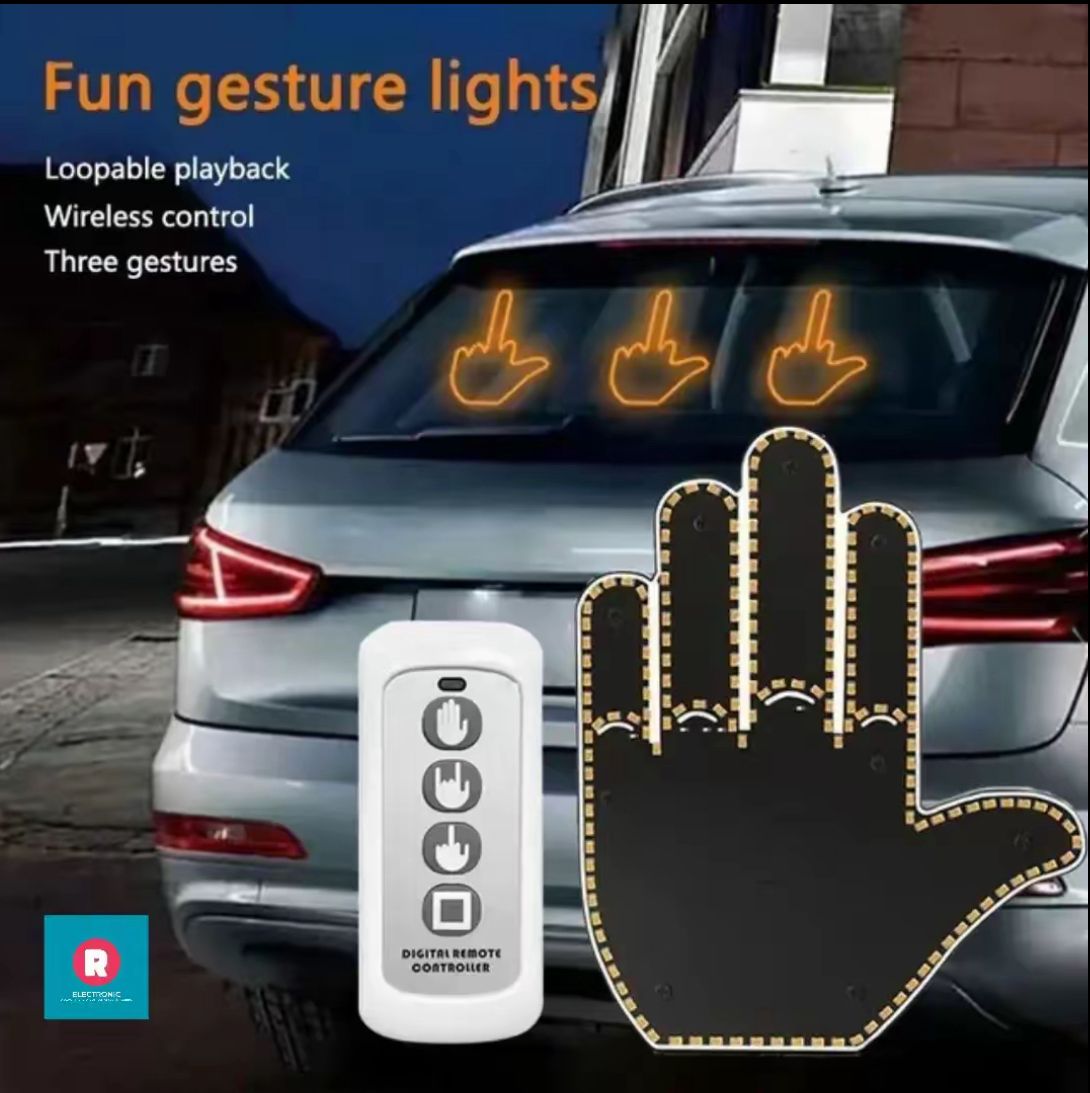 بغيتي تميّز فالطريق؟ هادي ليك! 🧠💡LED FUN GESTURE