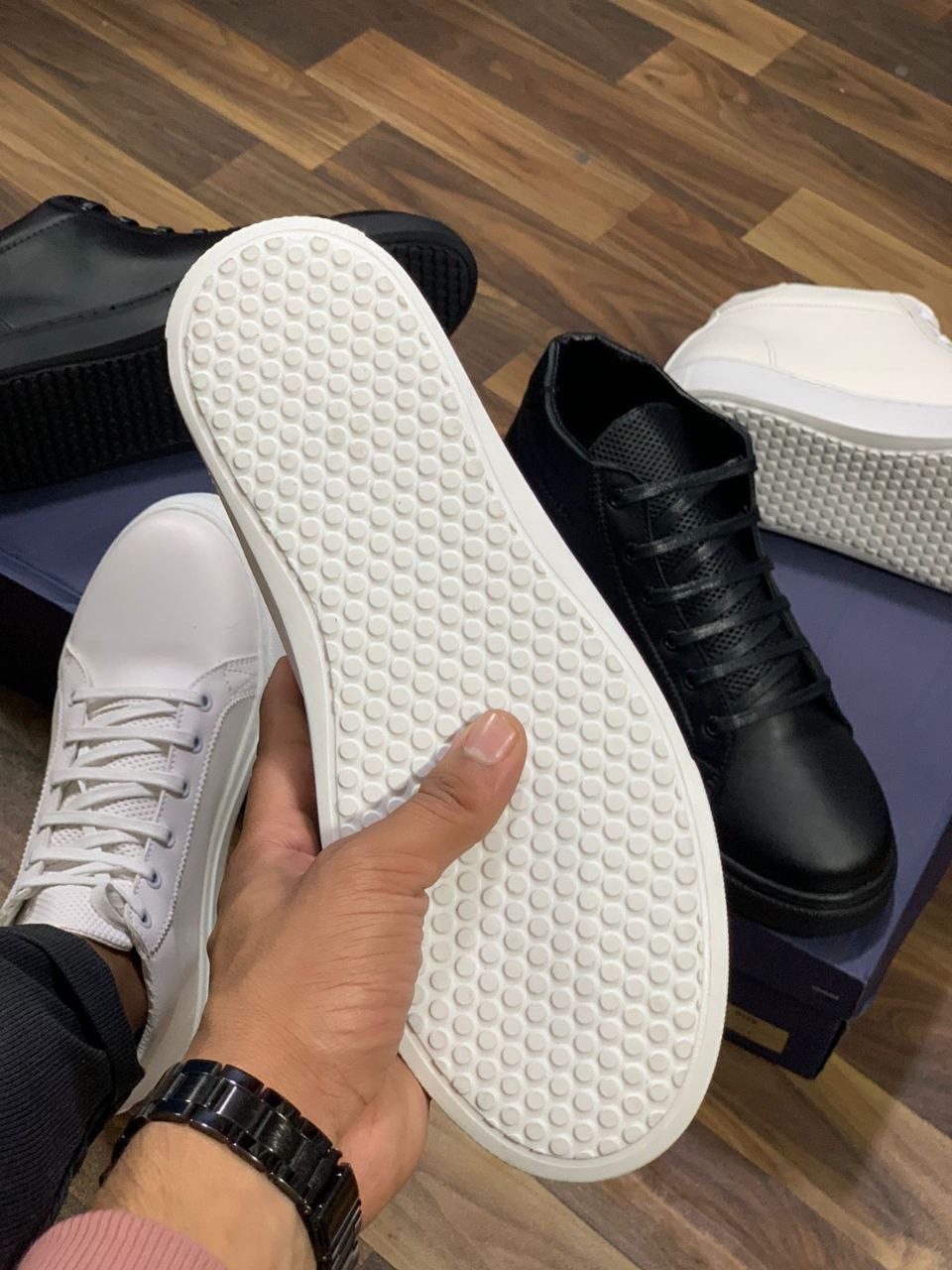 basket blanche homme originale