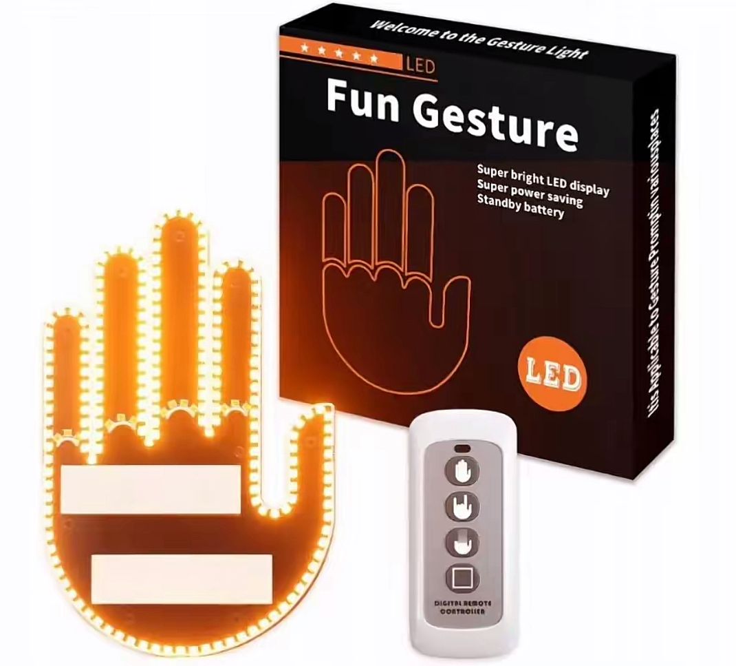 بغيتي تميّز فالطريق؟ هادي ليك! 🧠💡LED FUN GESTURE