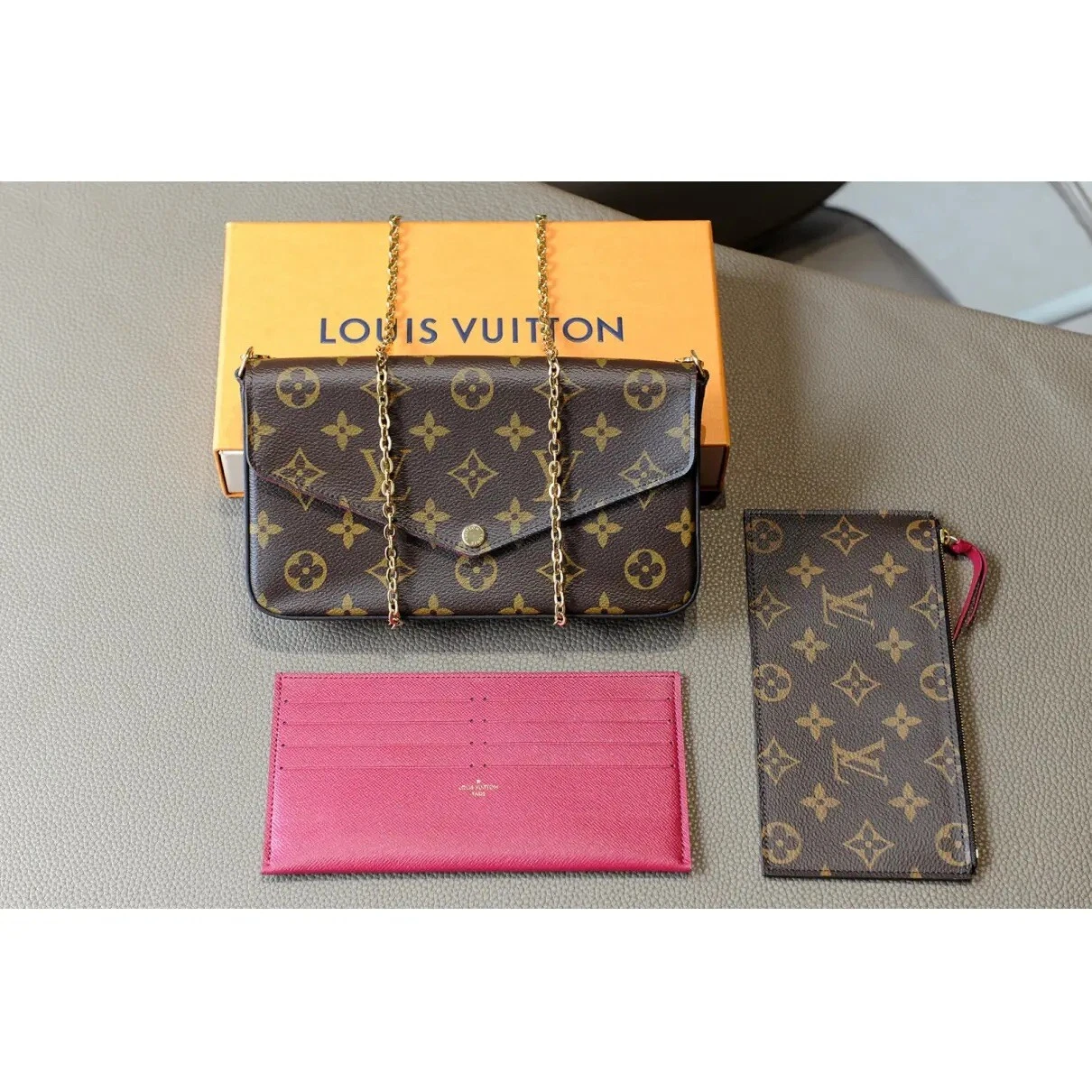 حقيبة  فاخرة مستوحاة من Louis Vuitton – تصميم أنيق وخامة ممتازة
