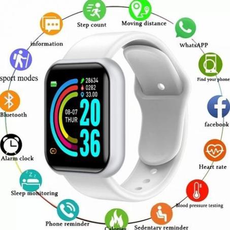 SmartWatch 3 Active Montre connectée, Appel Bleutooth, Moniteur d'oxygène, étanche