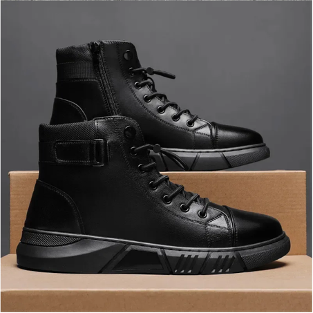 Chaussure en simili cuir pour homme antidérapante