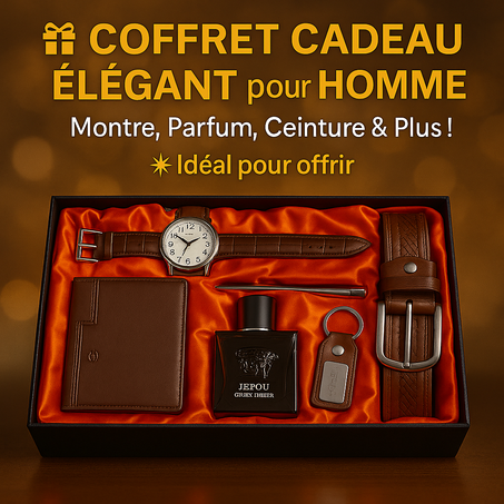 Coffret Cadeau Homme Élégant – Jesou Collection (6 pièces)