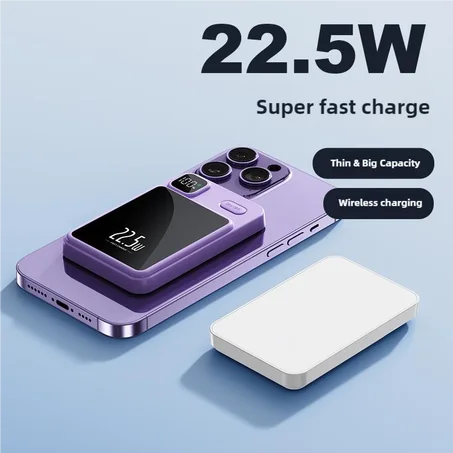 Power Bank Wireless magnétique sans fil  22.5 W