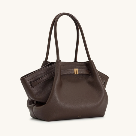 Hana Medium Tote Bag - Dark Brown