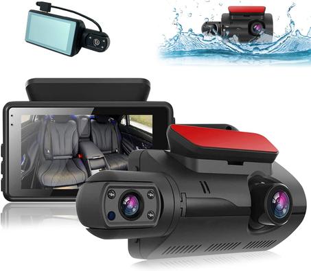 Caméra DVR de voiture à deux objectifs 1080P