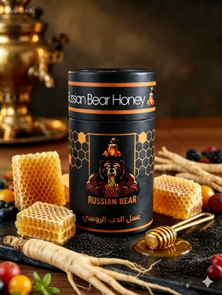 عسل الطاقة للرجال الدب الروسي - Honey Power Russian Bear