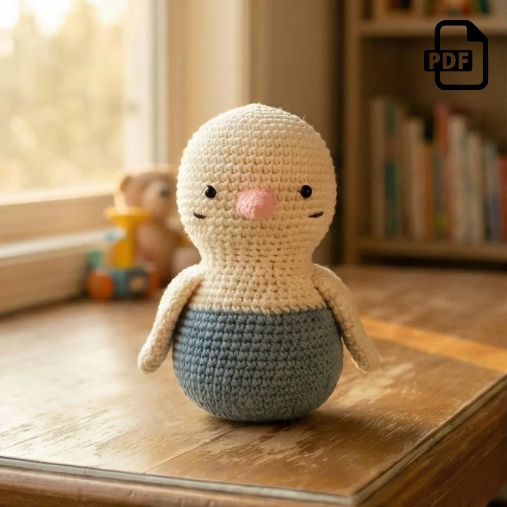 Cute Penguin Plush Amigurumi Pattern PDF | Kids Play Toy