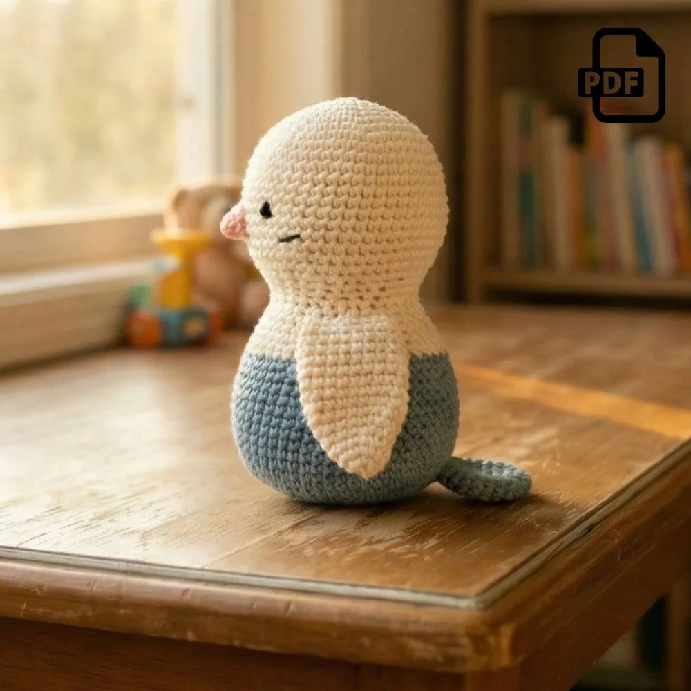 Cute Penguin Plush Amigurumi Pattern PDF | Kids Play Toy