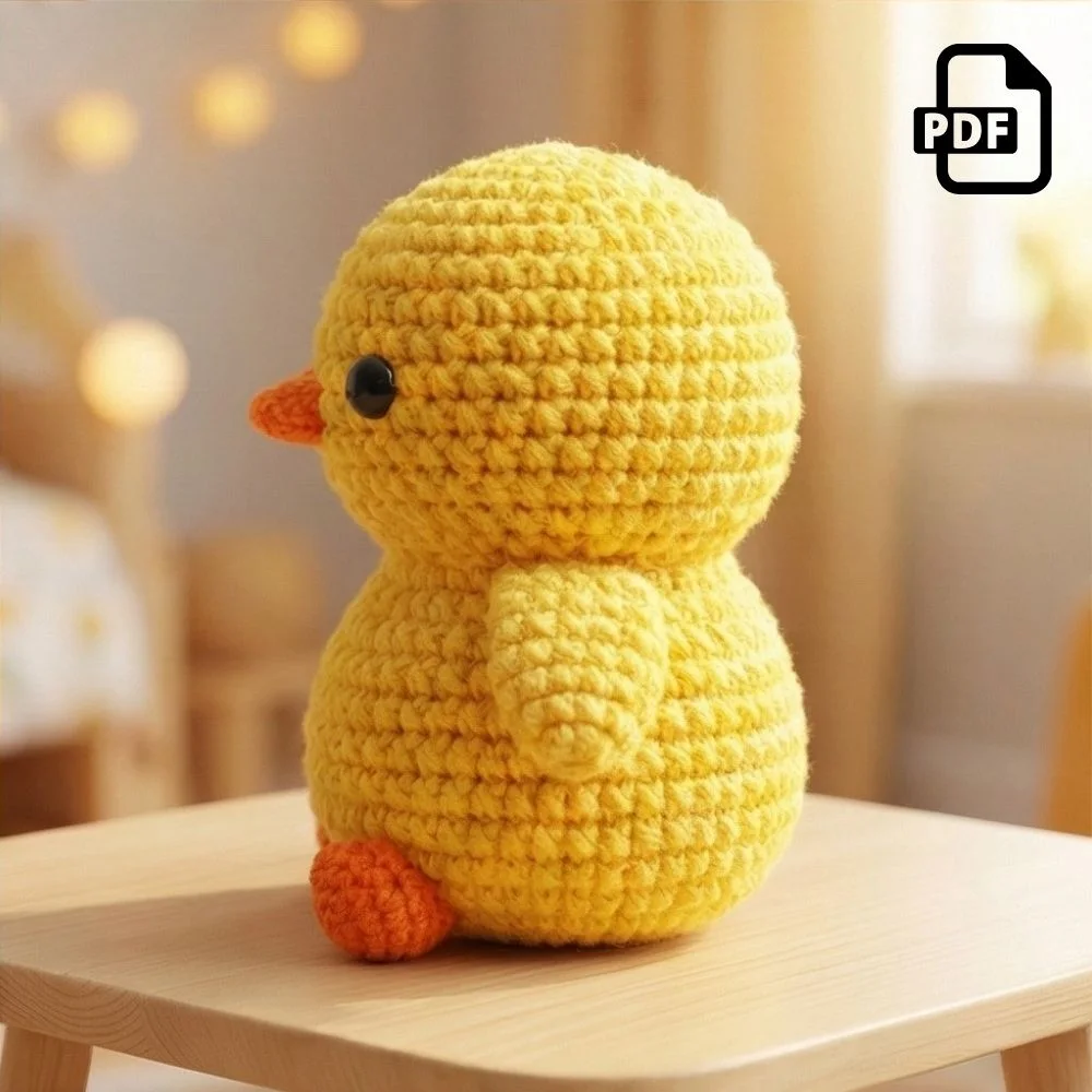 Cute Duck Amigurumi Pattern PDF | Kids Play Toy