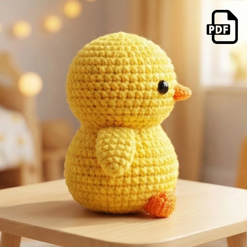 Cute Duck Amigurumi Pattern PDF | Kids Play Toy