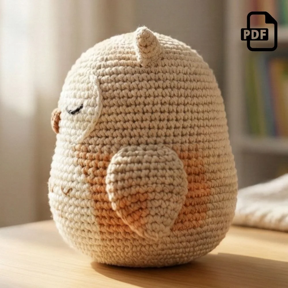 Sleepy Owl Amigurumi Pattern PDF | Kids Play Toy