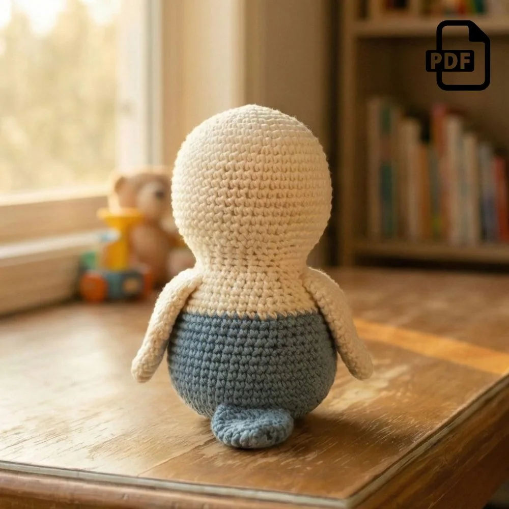 Cute Penguin Plush Amigurumi Pattern PDF | Kids Play Toy