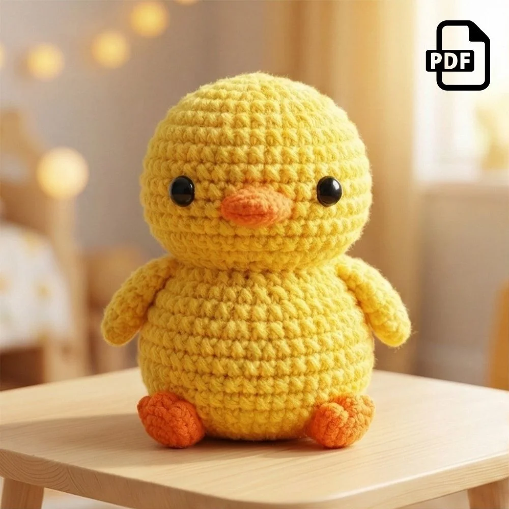 Cute Duck Amigurumi Pattern PDF | Kids Play Toy